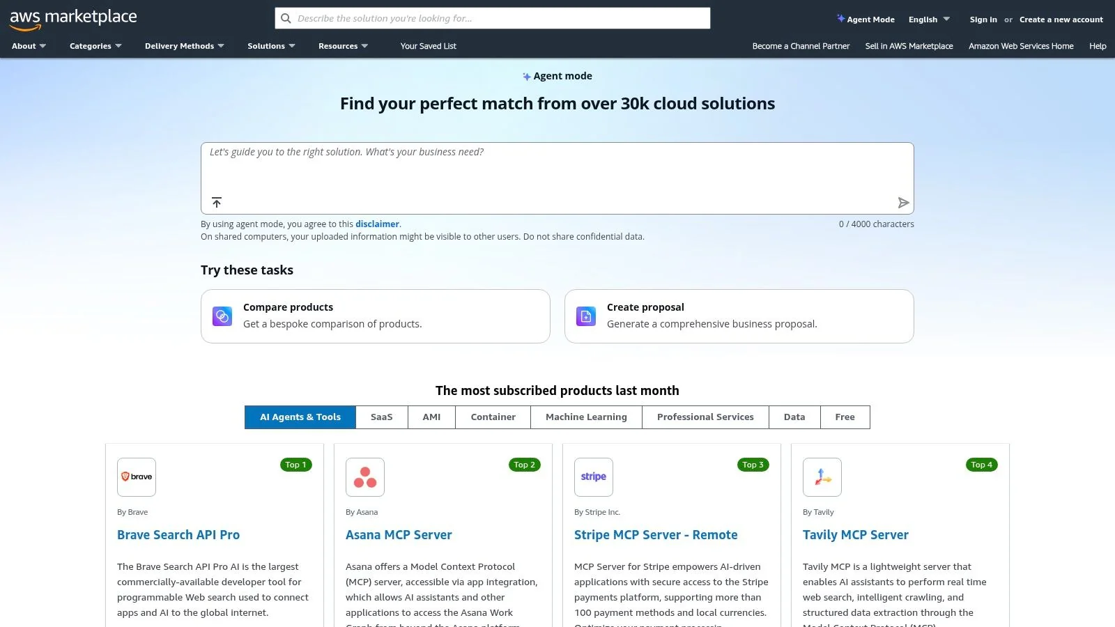 AWS Marketplace (Professional Services – DevOps)