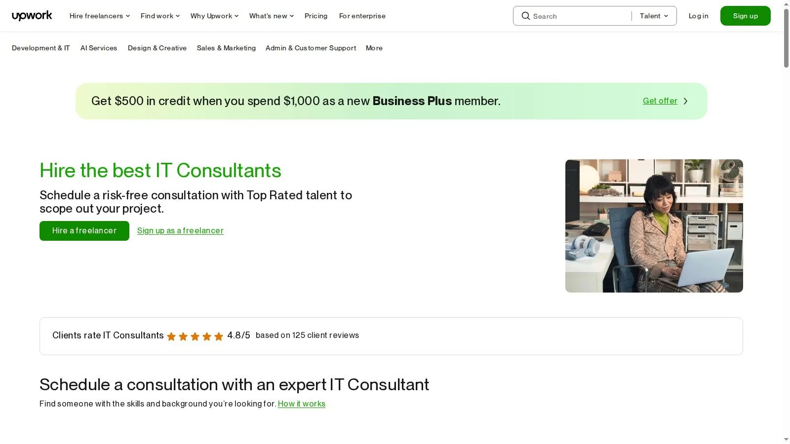 Upwork – IT Consulting Marketplace